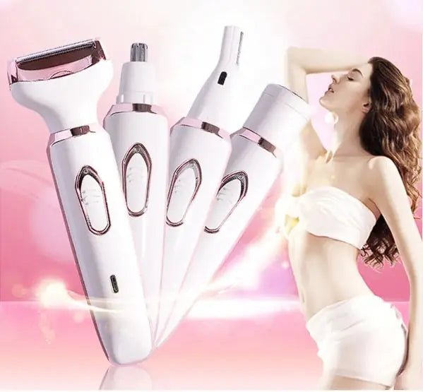 4 - in - 1 Electric Women’s Epilator USB - Eternal flavors