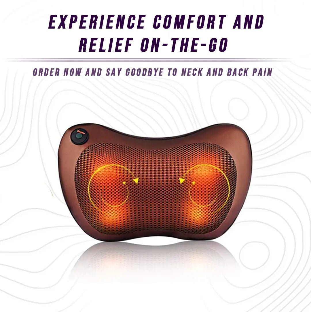 Back and Neck Massage Pillow w/Heat - Eternal flavors