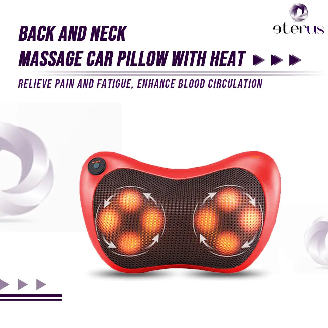 Back and Neck Massage Pillow w/Heat - Eternal flavors