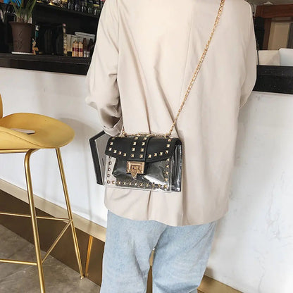 Betty Shoulder Bag - Clear/Black - Eternal flavors