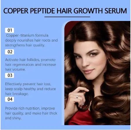 Copper Glow: 30ml Peptide Hair & Scalp Repair Serum - Eternal flavors