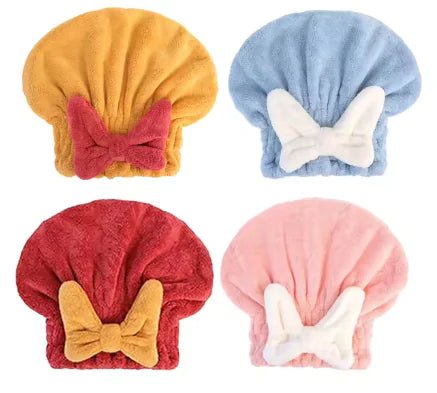 Coral Velvet Hair Towel Cap - Eternal flavors