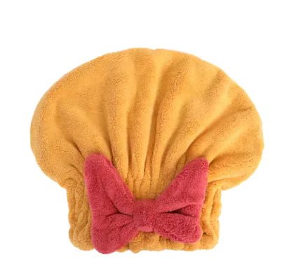 Coral Velvet Hair Towel Cap - Eternal flavors