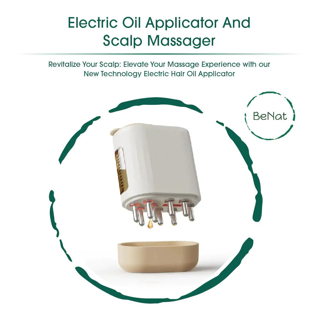 Electric Oil Applicator and Vibration Scalp Massager 2 in 1. - Eternal flavors