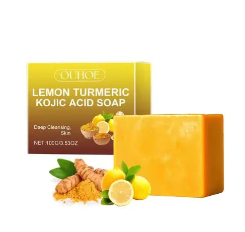 Lemon Turmeric Kojic Acid Soap Face Soap - Eternal flavors