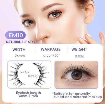 Natural Magnetic Suction False Eyelashes - Super Soft Mink Hair - Eternal flavors