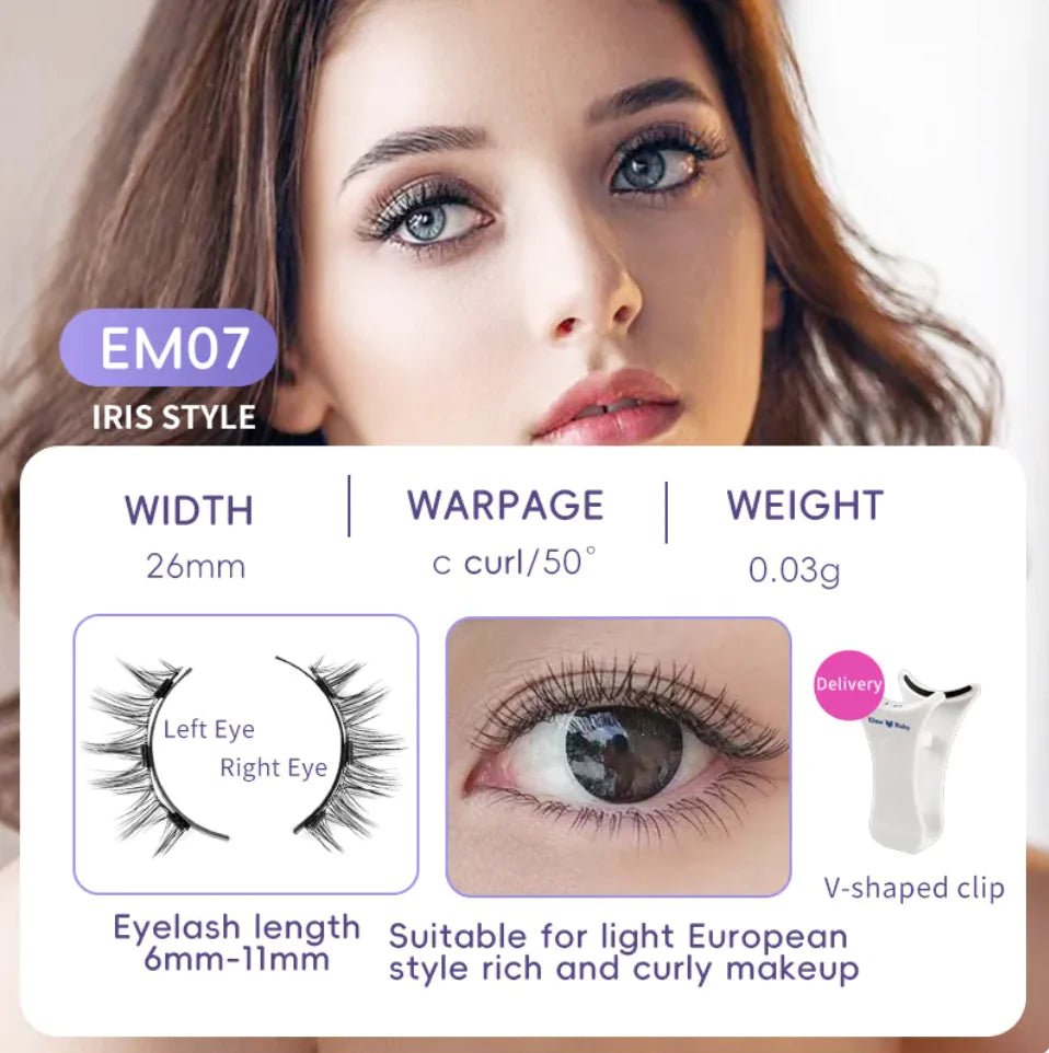 Natural Magnetic Suction False Eyelashes - Super Soft Mink Hair - Eternal flavors