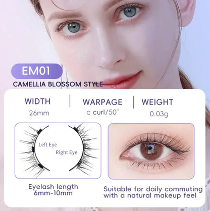 Natural Magnetic Suction False Eyelashes - Super Soft Mink Hair - Eternal flavors