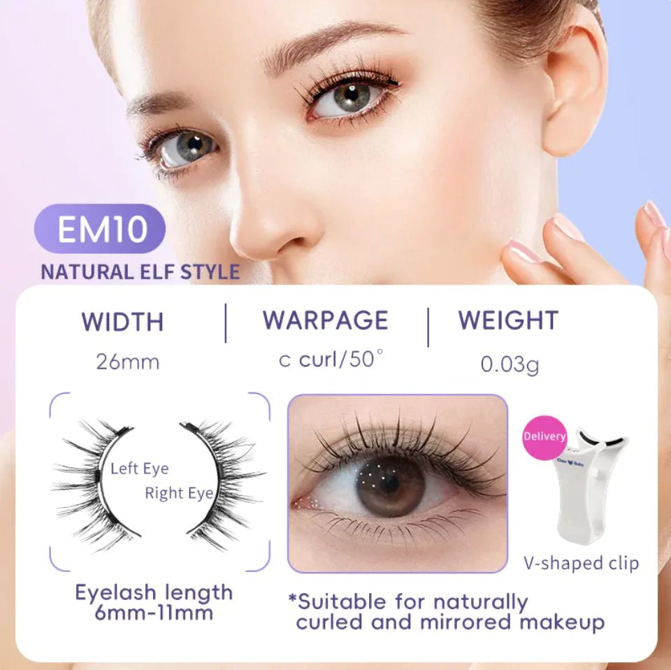 Natural Magnetic Suction False Eyelashes - Super Soft Mink Hair - Eternal flavors