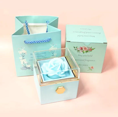 Rotating Rose Soap Flower Gift Box - Eternal flavors