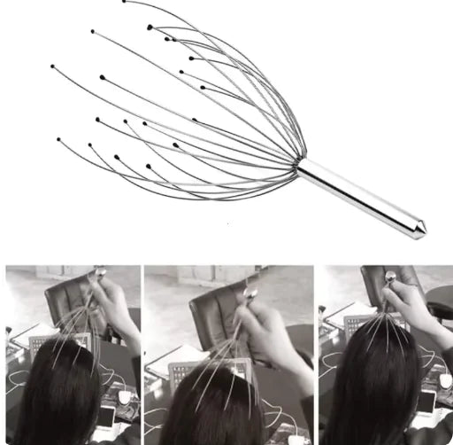 Stainless steel head massager - Eternal flavors