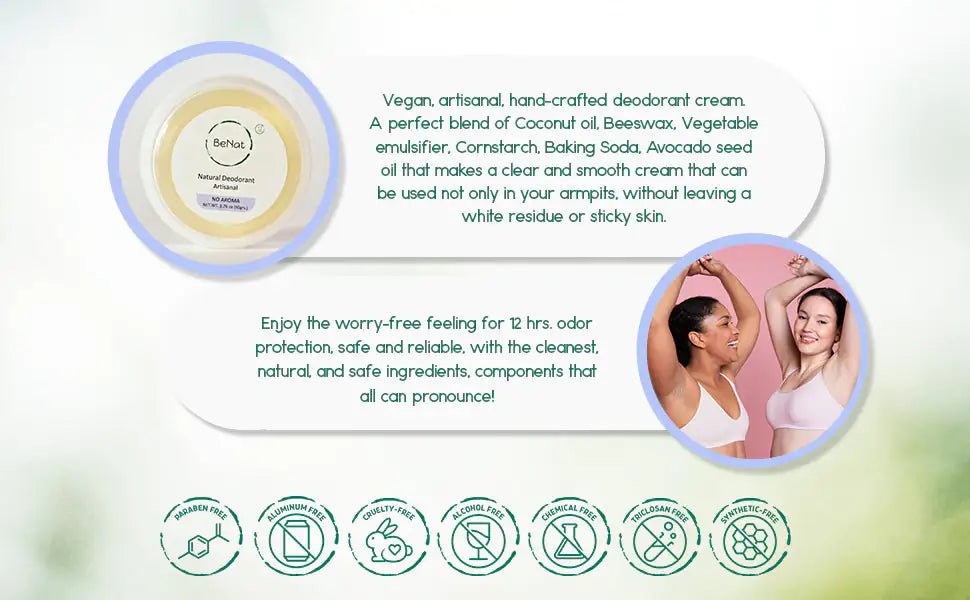 Vegan Deodorant Cream - Eternal flavors