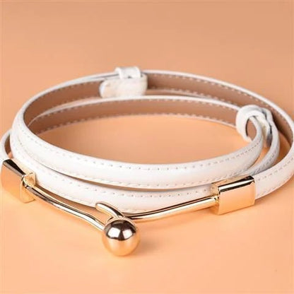 Women's Bright Leather Fashion Belt - Eternal flavors